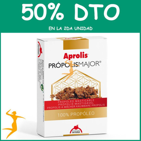 APROLIS PROPOLIS MAJOR 10 COMPRIMIDOS INTERSA OFERTA Segunda unidad al 50%