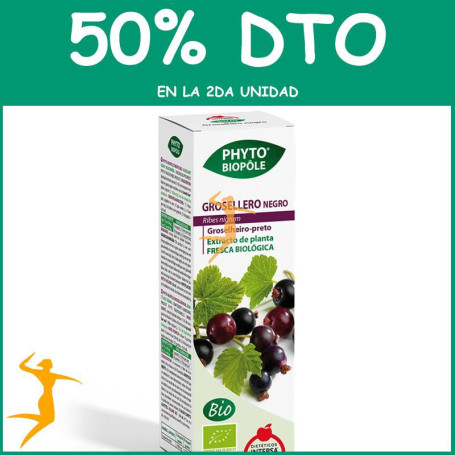 PHYTO-BIOPOLE GROSELLERO NEGRO BIO 50Ml. INTERSA OFERTA Segunda unidad al 50%