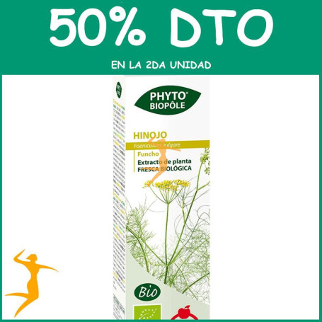 PHYTO-BIOPOLE HINOJO BIO 50Ml. INTERSA OFERTA Segunda unidad al 50%