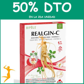 REALGIN-C 20 AMPOLLAS INTERSA OFERTA Segunda unidad al 50%