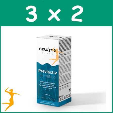 Pack 3x2 PREVIACTIV HEPÁTICO 250Ml. HERBORA