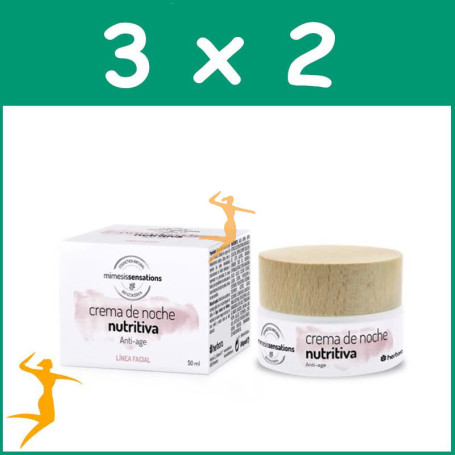 Pack 3x2 CREMA DE NOCHE NUTRITIVA 50Ml. MIMESIS SENTATIONS