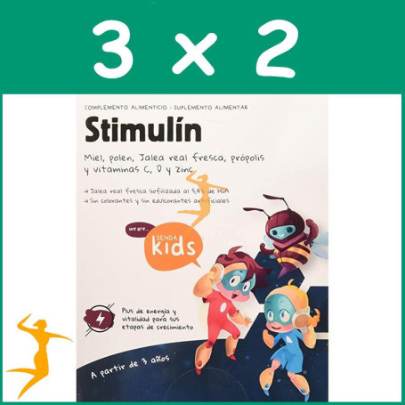 Pack 3x2 STIMULIN 20 VIALES 10Ml. SENDA KIDS HERBORA