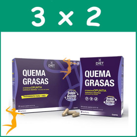 Pack 3x2 PRIME DIET QUEMA GRASAS 120 CAPSULAS HERBORA