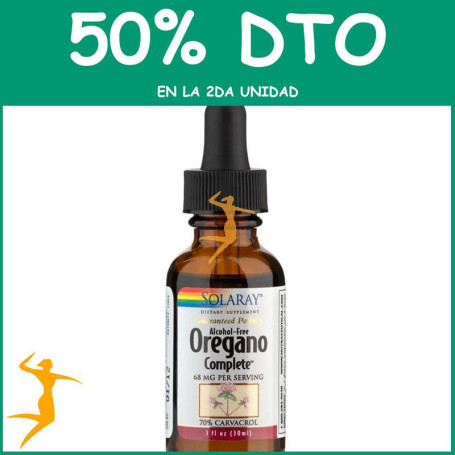 ORÉGANO COMPLETE 30Ml. SOLARAY Segunda unidad al 50%