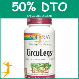 CIRCULEGS 60 CÁPSULAS SOLARAY Segunda unidad al 50%