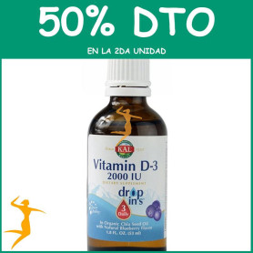 VITAMINA D3 GOTAS 53Ml. KAL Segunda unidad al 50%