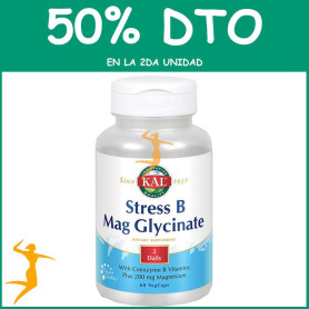 STRESS B MAG GLYCINATE 60 CÁPSULAS KAL Segunda unidad al 50%