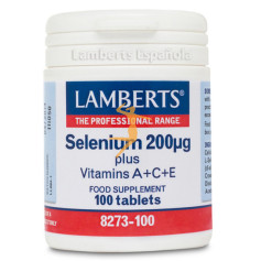 SELENIO 200µg. + VITAMINAS A, C Y E LAMBERTS