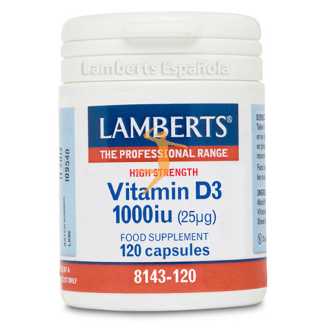 VITAMINA D 1000 IU 120TAB LAMBERTS