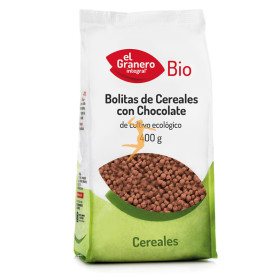 BOLITAS DE CEREALES CON CHOCOLATE BIO 400Gr. GRANERO