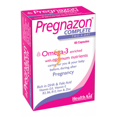 PREGNAZON COMPLETE 60 CÁPSULAS HEALTH AID