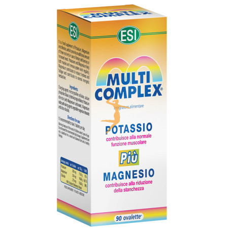 MULTICOMPLEX POTASIO + MAGNESIO 90 TABLETAS TREPAT DIET - ESI