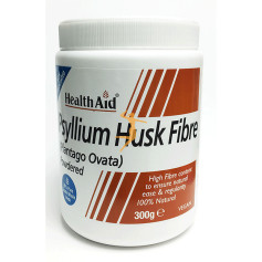 FIBRA DE CÁSCARA DE PSYLLIUM EN POLVO 300Gr. HEALTH AID