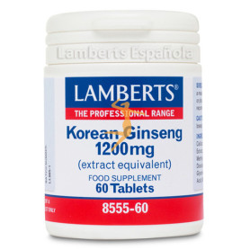 GINSENG KOREANO 60 TABLETAS LAMBERTS