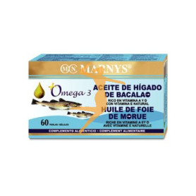 ACEITE DE HÍGADO DE BACALAO 60 PERLAS MARNYS