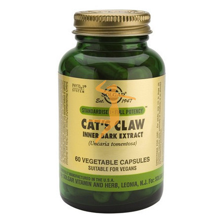 UÑA DE GATO 60 CÁPSULAS VEGETALES SOLGAR