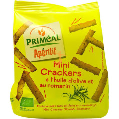 MINI CRACKERS CON ACEITE DE OLIVA Y ROMERO PRIMÉAL