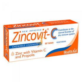 ZINCOVIT C CON VITAMINA C Y PROPOLEO HEALTH AID