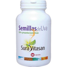 SEMILLAS DE UVA 60Mg. O.P.C. 60 CÁPSULAS SURA VITASAN