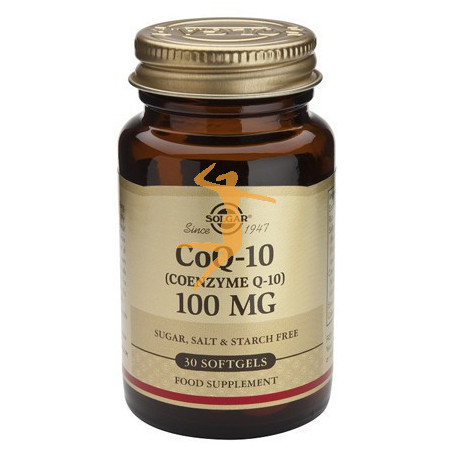 COENZIMA Q-10 100Mg. EN ACEITE 30 CÁPSULAS BLANDAS SOLGAR