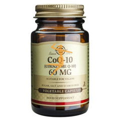 COENZIMA CoQ-10 60 MG EN ACEITE 30 CAPSULAS VEGETALES SOLGAR