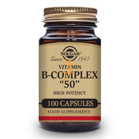 B-COMPLEX 50 100 CÁPSULAS SOLGAR