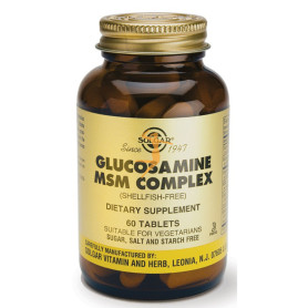 GLUCOSAMINA MSM COMPLEX 60 CÁPSULAS SOLGAR