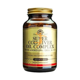SUPER COD LIVER OIL COMPLEX 60 CÁPSULAS SOLGAR