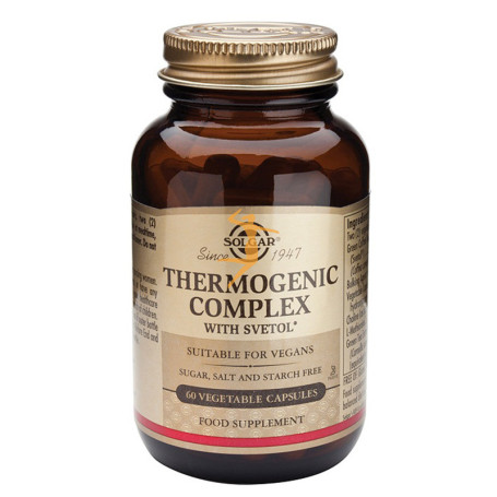 THERMOGENIC COMPLEX 60 CÁPSULAS VEGETALES SOLGAR