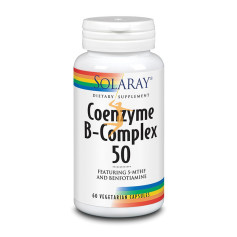 COENZYME B COMPLEX 50 60 CÁPSULAS VEGETALES SOLARAY