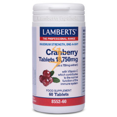 CRANBERRY 18.750Mg. 60 TABLETAS LAMBERTS