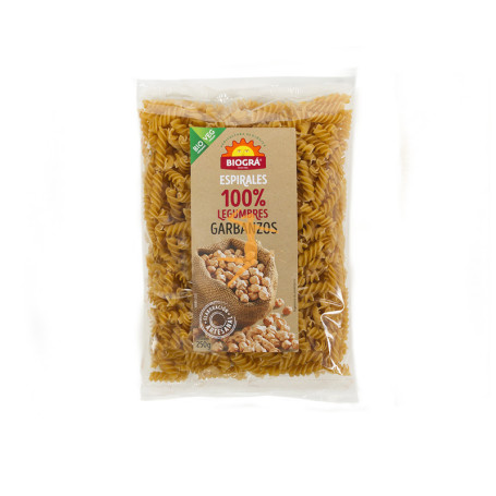 ESPIRALES DE GARBANZOS 250Gr. BIOGRA