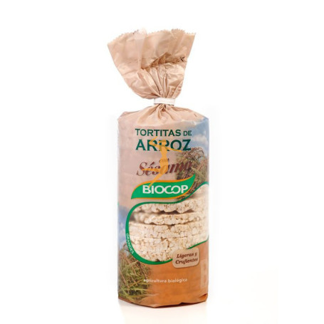 TORTITAS DE ARROZ CON SESAMO 200Gr. BIOCOP