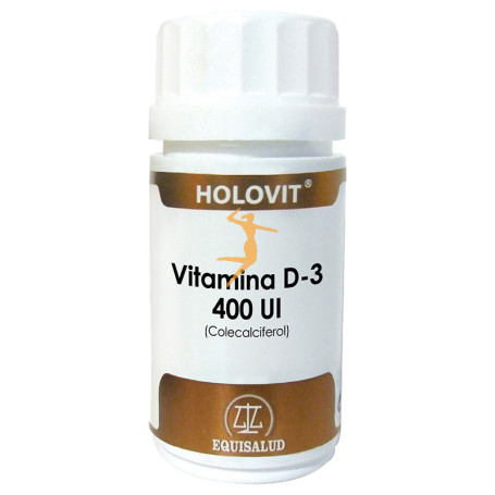 HOLOVIT VITAMINA D3 400UI (COLECALCIFEROL) 50 CÁPSULAS EQUISALUD