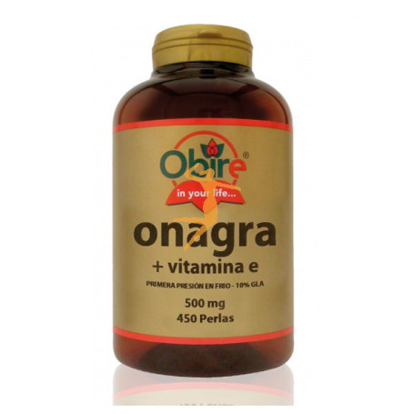 ACEITE DE ONAGRA 500Mg. (10% GLA) 450 PERLAS OBIRE