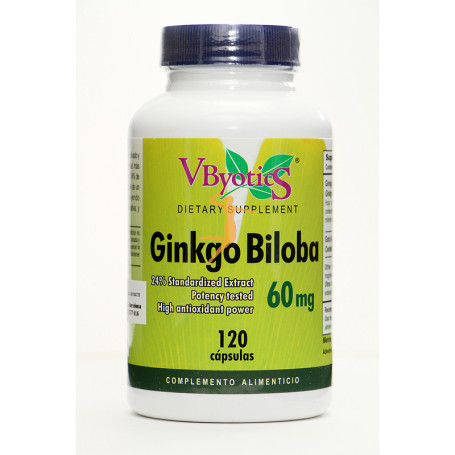 GINKGO BILOBA 120 CÁPSULAS VBYOTICS