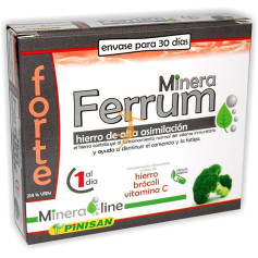 MINERALINE FERRUM FORTE 30 CÁPSULAS PINISAN