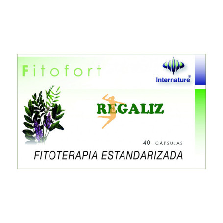 FITOFORT REGALIZ 40 CÁPSULAS INTERNATURE