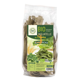 TAGLIATELLE DE ESPELTA CON ESPINACAS BIO 250Gr. SOL NATURAL