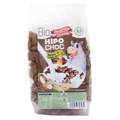 HIPO CHOC RELLENOS CHOCOLATE BIO 250Gr. SOL NATURAL