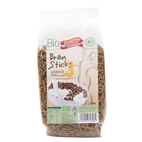 BRAN STICKS CON SALVADO BIO 275Gr. SOL NATURAL