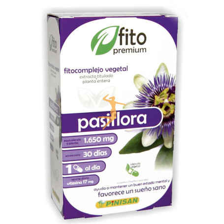 Fito Premium Pasiflora 30 Cápsulas Pinisan