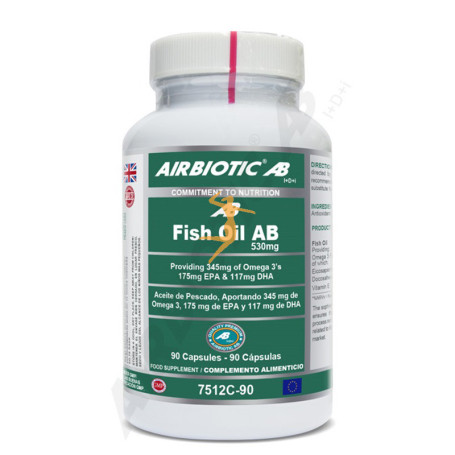 FISH OIL 530Mg. 90 CÁPSULAS AIRBIOTIC