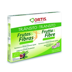 FRUTAS Y FIBRA TRÁNSITO INTESTINAL 24 CUBOS ORTIS