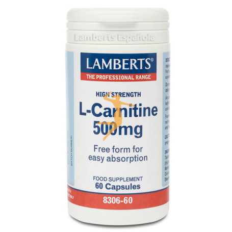 L-CARNITINA 500Mg. 60 CÁPSULAS LAMBERTS