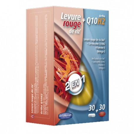 LEVURE ROUGE DE RIZ ORTHO Q10 30 CÁPSULAS ORTHONAT