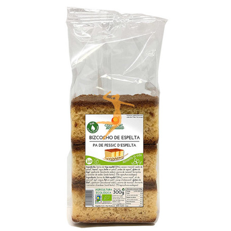 BIZCOCHO DE ESPELTA BIO 300Gr. VEGETALIA