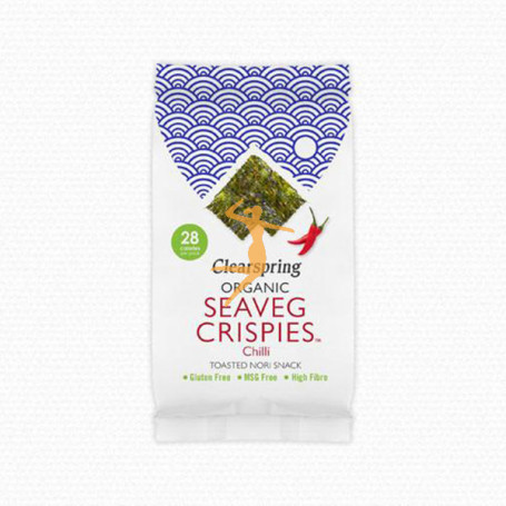 SNACK DE ALGA NORI TOSTADA CHILI 5Gr. CLEARSPRING