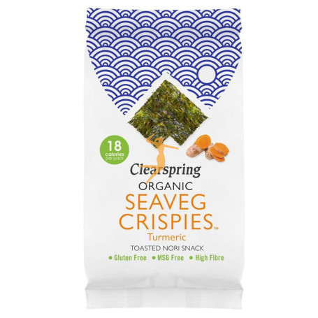 SNACK NORI CON CÚRCUMA BIO CLEARSPRING